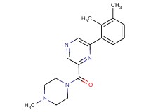 2-(2,3-dimethylphenyl)-6-[(4-methylpiperazin-1-yl)carbonyl]pyrazine