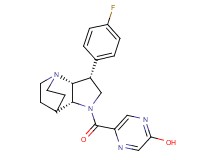5-{[(3R*,3aR*,7aR*)-3-(4-fluorophenyl)hexahydro-4,7-ethanopyrrolo[3,2-b]pyridin-1(2H)-yl]carbonyl}pyrazin-2-ol