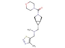 N-methyl-1-(4-methyl-1,2,3-thiadiazol-5-yl)-N-{[(1R*,5S*,6r)-3-(morpholin-4-ylcarbonyl)-3-azabicyclo[3.1.0]hex-6-yl]methyl}methanamine