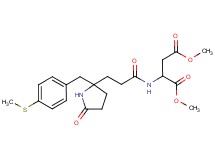 dimethyl N-(3-{2-[4-(methylthio)benzyl]-5-oxo-2-pyrrolidinyl}propanoyl)aspartate