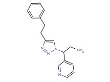 3-{1-[4-(2-phenylethyl)-1H-1,2,3-triazol-1-yl]propyl}pyridine