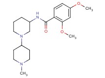 2,4-dimethoxy-N-(1'-methyl-1,4'-bipiperidin-3-yl)benzamide