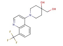4-(hydroxymethyl)-1-[8-(trifluoromethyl)quinolin-4-yl]piperidin-4-ol