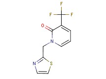1-(1,3-thiazol-2-ylmethyl)-3-(trifluoromethyl)pyridin-2(1H)-one