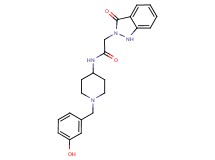 N-[1-(3-hydroxybenzyl)piperidin-4-yl]-2-(3-oxo-1,3-dihydro-2H-indazol-2-yl)acetamide