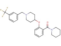 4-[2-(1-piperidinylcarbonyl)phenoxy]-1-[3-(trifluoromethyl)benzyl]piperidine