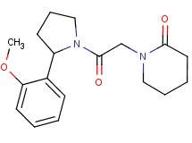 1-{2-[2-(2-methoxyphenyl)pyrrolidin-1-yl]-2-oxoethyl}piperidin-2-one