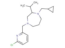 4-[(6-chloropyridin-2-yl)methyl]-1-(cyclopropylmethyl)-2-isopropyl-1,4-diazepane