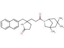 5-(2-naphthylmethyl)-5-[3-oxo-3-(1,3,3-trimethyl-6-azabicyclo[3.2.1]oct-6-yl)propyl]-2-pyrrolidinone