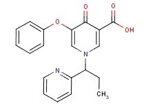 4-oxo-5-phenoxy-1-(1-pyridin-2-ylpropyl)-1,4-dihydropyridine-3-carboxylic acid