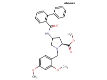 methyl (4R)-4-[(2-biphenylylcarbonyl)amino]-1-(2,4-dimethoxybenzyl)-L-prolinate