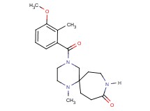 4-(3-methoxy-2-methylbenzoyl)-1-methyl-1,4,9-triazaspiro[5.6]dodecan-10-one