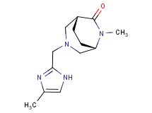 (1R*,5S*)-6-methyl-3-[(4-methyl-1H-imidazol-2-yl)methyl]-3,6-diazabicyclo[3.2.2]nonan-7-one