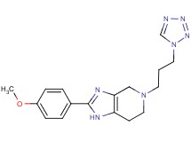 2-(4-methoxyphenyl)-5-[3-(1H-tetrazol-1-yl)propyl]-4,5,6,7-tetrahydro-1H-imidazo[4,5-c]pyridine
