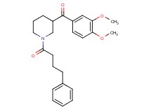 (3,4-dimethoxyphenyl)[1-(4-phenylbutanoyl)-3-piperidinyl]methanone