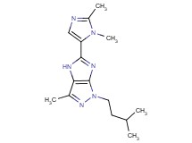 5-(1,2-dimethyl-1H-imidazol-5-yl)-3-methyl-1-(3-methylbutyl)-1,4-dihydroimidazo[4,5-c]pyrazole