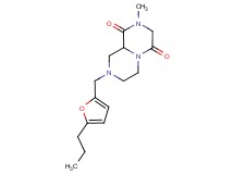 2-methyl-8-[(5-propyl-2-furyl)methyl]tetrahydro-2H-pyrazino[1,2-a]pyrazine-1,4(3H,6H)-dione