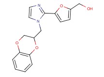 {5-[1-(2,3-dihydro-1,4-benzodioxin-2-ylmethyl)-1H-imidazol-2-yl]-2-furyl}methanol