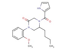 5-butyl-1-(2-methoxyphenyl)-4-(1H-pyrrol-2-ylcarbonyl)-2-piperazinone