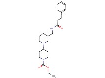 ethyl 3-{[(3-phenylpropanoyl)amino]methyl}-1,4'-bipiperidine-1'-carboxylate