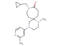 9-(cyclopropylmethyl)-1-methyl-4-(2-methylpyridin-4-yl)-1,4,9-triazaspiro[5.6]dodecan-10-one