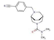 (1R*,5R*)-6-(4-cyanobenzyl)-N,N-dimethyl-3,6-diazabicyclo[3.2.2]nonane-3-carboxamide