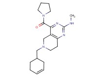 6-(3-cyclohexen-1-ylmethyl)-N-methyl-4-(1-pyrrolidinylcarbonyl)-5,6,7,8-tetrahydropyrido[4,3-d]pyrimidin-2-amine