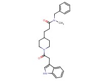 N-benzyl-3-[1-(1H-indol-3-ylacetyl)-4-piperidinyl]-N-methylpropanamide