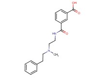 3-[({2-[methyl(2-phenylethyl)amino]ethyl}amino)carbonyl]benzoic acid