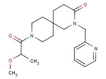 9-(2-methoxypropanoyl)-2-(pyridin-2-ylmethyl)-2,9-diazaspiro[5.5]undecan-3-one
