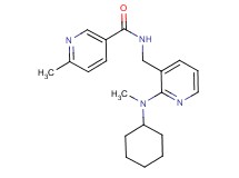 N-({2-[cyclohexyl(methyl)amino]-3-pyridinyl}methyl)-6-methylnicotinamide