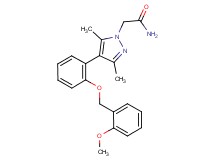 2-(4-{2-[(2-methoxybenzyl)oxy]phenyl}-3,5-dimethyl-1H-pyrazol-1-yl)acetamide