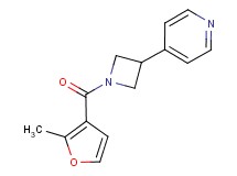 4-[1-(2-methyl-3-furoyl)-3-azetidinyl]pyridine