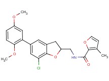 N-{[7-chloro-5-(2,5-dimethoxyphenyl)-2,3-dihydro-1-benzofuran-2-yl]methyl}-3-methyl-2-furamide