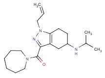 1-allyl-3-(1-azepanylcarbonyl)-N-isopropyl-4,5,6,7-tetrahydro-1H-indazol-5-amine
