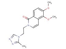 5,6-dimethoxy-2-[2-(3-methyl-4H-1,2,4-triazol-4-yl)ethyl]isoquinolin-1(2H)-one