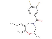 4-(3,4-difluorobenzoyl)-2,7-dimethyl-2,3,4,5-tetrahydro-1,4-benzoxazepine