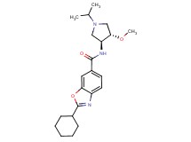2-cyclohexyl-N-[(3S*,4S*)-1-isopropyl-4-methoxypyrrolidin-3-yl]-1,3-benzoxazole-6-carboxamide