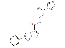 N-[3-(1H-imidazol-1-yl)butyl]-6-phenylimidazo[2,1-b][1,3]thiazole-3-carboxamide