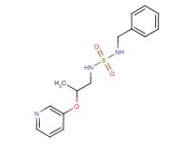 N-benzyl-N'-[2-(pyridin-3-yloxy)propyl]sulfamide