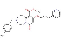 methyl 3-(4-methylbenzyl)-7-oxo-9-[3-(3-pyridinyl)propoxy]-1,2,3,4,5,7-hexahydropyrido[1,2-d][1,4]diazepine-10-carboxylate