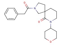 2-(phenylacetyl)-7-(tetrahydro-2H-pyran-4-yl)-2,7-diazaspiro[4.5]decan-6-one