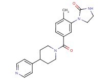 1-(2-methyl-5-{[4-(4-pyridinyl)-1-piperidinyl]carbonyl}phenyl)-2-imidazolidinone