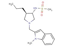 N-{(3S*,4R*)-1-[(1-methyl-1H-indol-2-yl)methyl]-4-propyl-3-pyrrolidinyl}methanesulfonamide