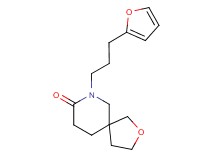 7-[3-(2-furyl)propyl]-2-oxa-7-azaspiro[4.5]decan-8-one