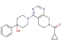 1-[7-(cyclopropylcarbonyl)-5,6,7,8-tetrahydropyrido[3,4-d]pyrimidin-4-yl]-4-phenylpiperidin-4-ol