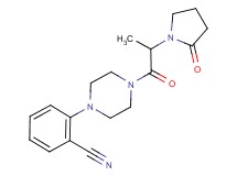 2-{4-[2-(2-oxopyrrolidin-1-yl)propanoyl]piperazin-1-yl}benzonitrile