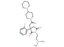 3-[2-(1,4'-bipiperidin-1'-yl)-2-oxoethyl]-1-[2-(dimethylamino)ethyl]-3-(2-fluorophenyl)-2,5-pyrrolidinedione
