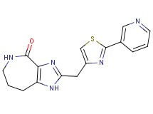 2-[(2-pyridin-3-yl-1,3-thiazol-4-yl)methyl]-5,6,7,8-tetrahydroimidazo[4,5-c]azepin-4(1H)-one