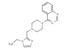 4-{4-[(1-ethyl-1H-imidazol-2-yl)methyl]-1-piperazinyl}quinazoline